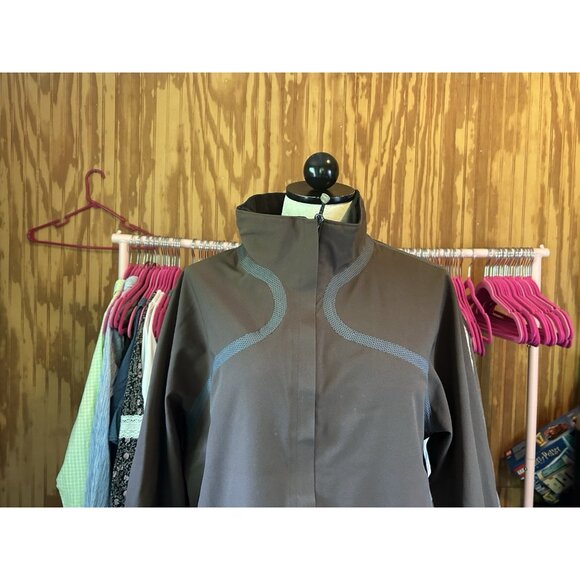 Mountain Hardwear Jacket Womens L Brown Full Zip Conduit Softshell Outdoors - Picture 4 of 16